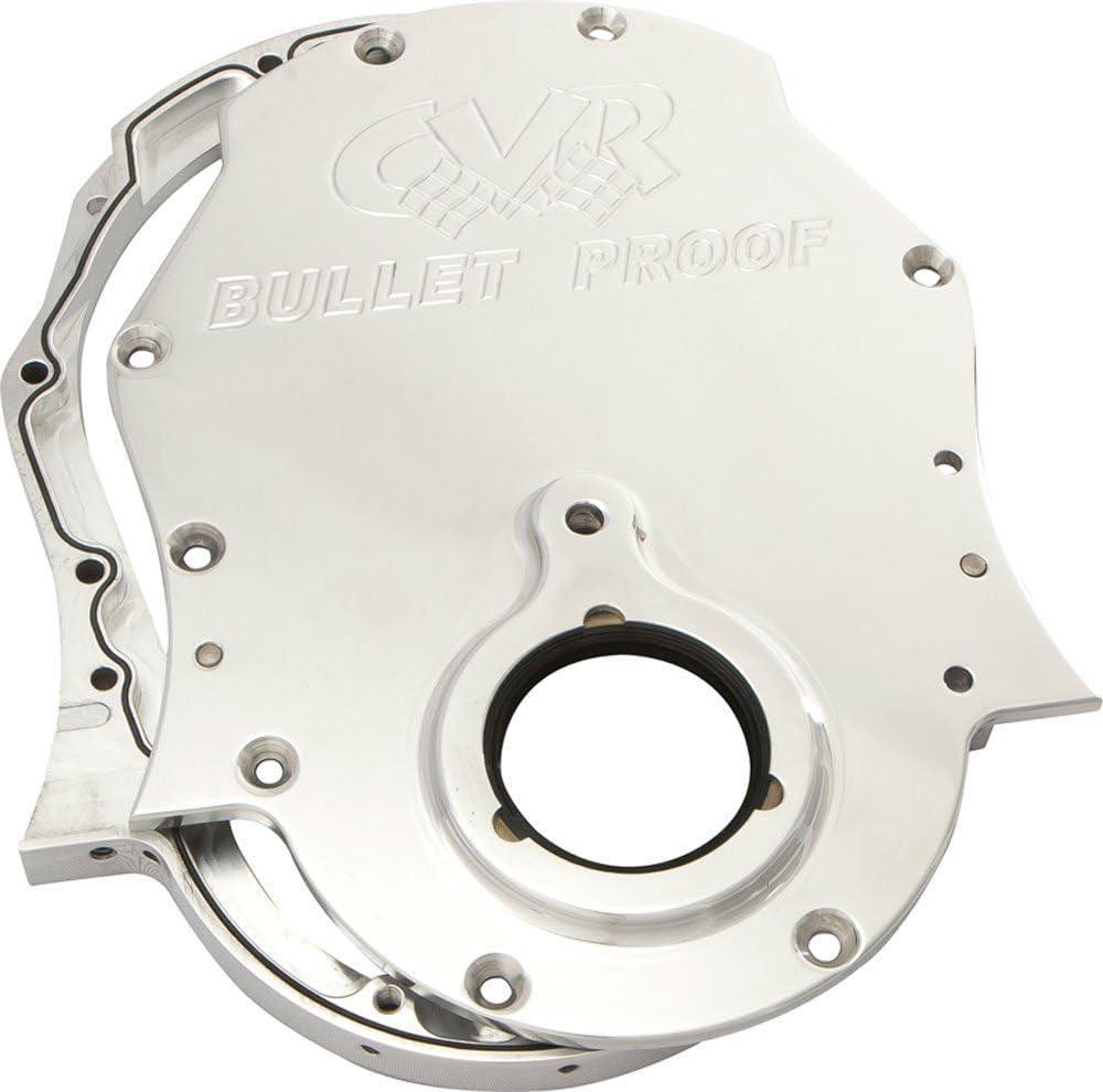 TC2454CL Polished Billet Timing Cover - 2 Piece