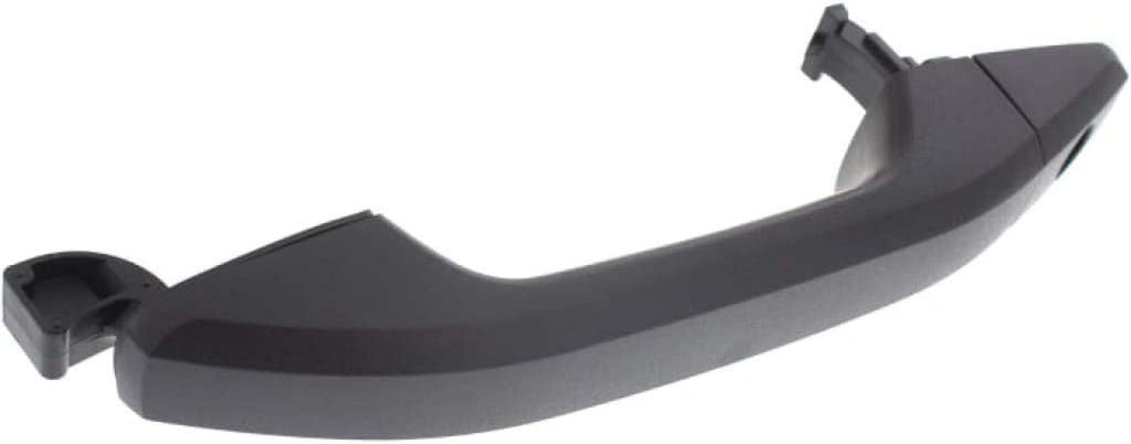 for Chevy Silverado 1500 Exterior Door Handle Front Driver Side Black 2014-2018 | with Key Hole | Trim:All Submodels | GM1310192 | 22923605-PFM