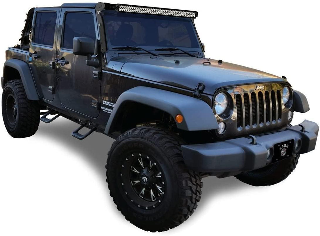 105771 HOOP II XP3 Black Powder Coated Step - Pair