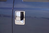 401209 Chrome Trim Door Handle Covers without Passenger Keyhole for Super Duty (4 Door)