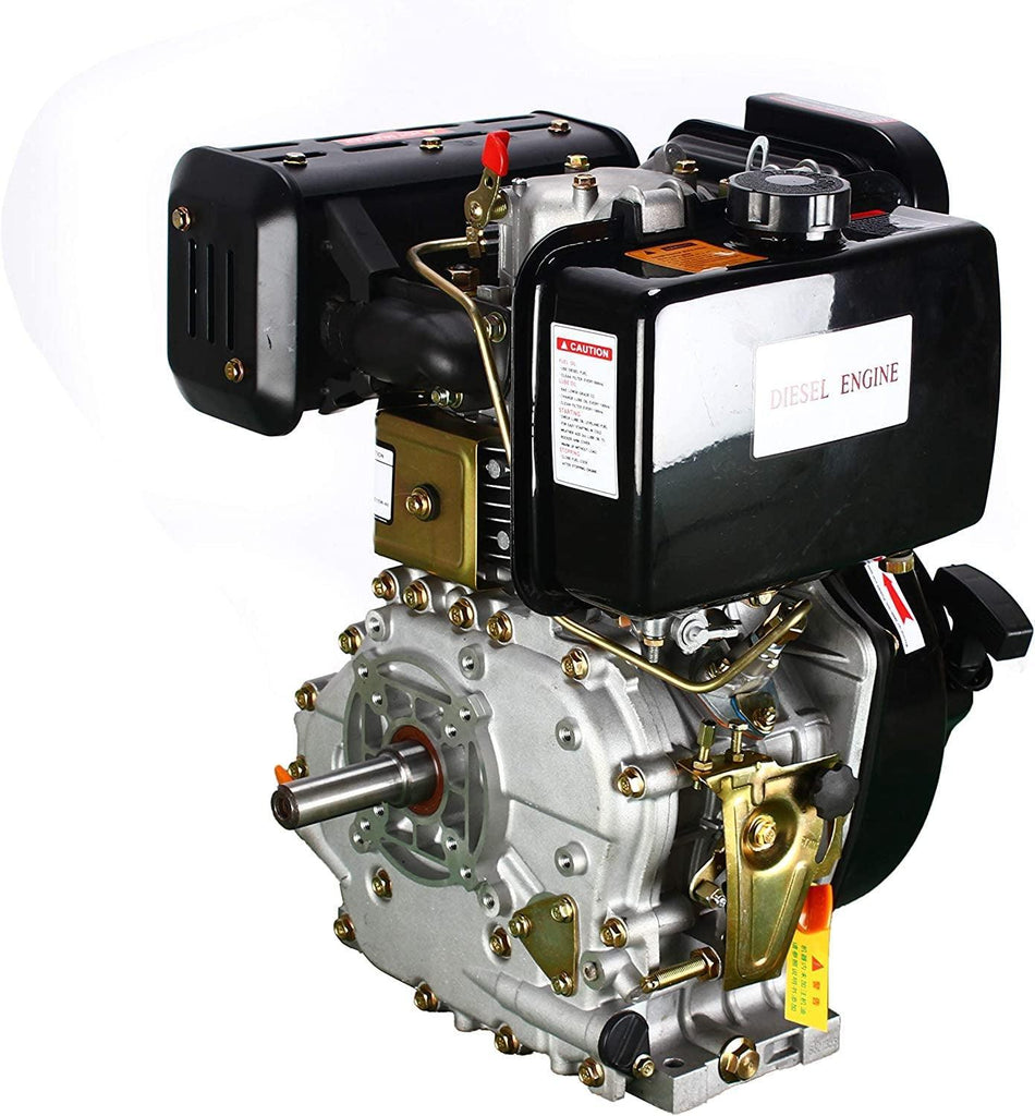 186F 9HP Diesel Engine 4 Stroke Single Cylinder 406CC Forced Air Cooling Diesel Engine for Agricultural Machinery