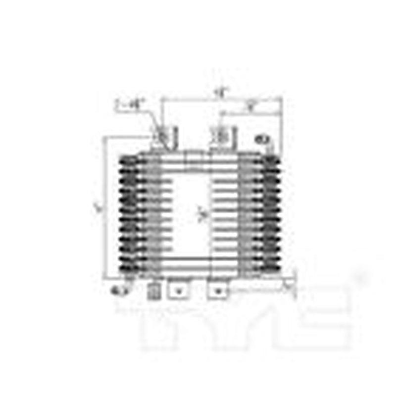TYC Automatic Transmission Oil Cooler for 09-14 Maxima 19131