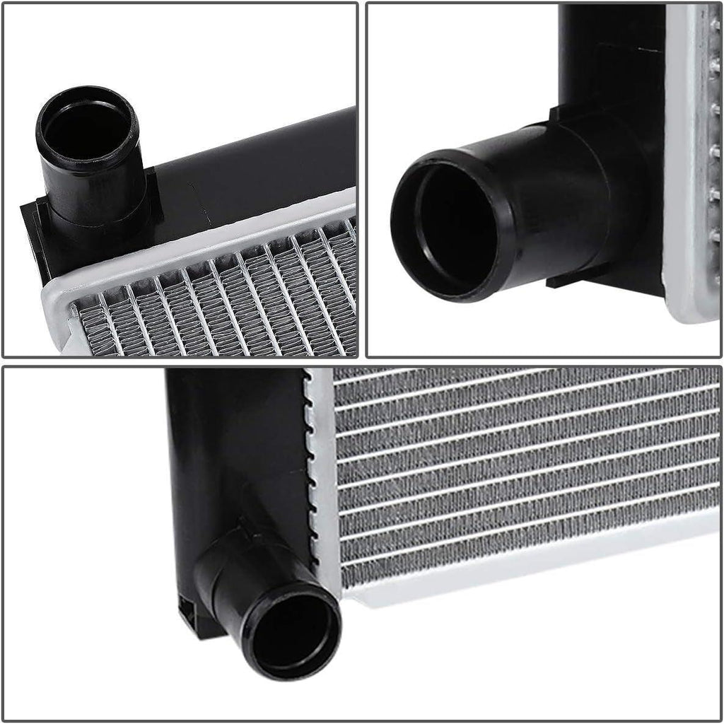 OEM-RA-2925 OE Style Aluminum Core Radiator Compatible with 05-06 Sienna, 26-3/8" W X 18-7/8" H X 15/16" D, 1-3/8" Inlet, 1-1/2" Outlet