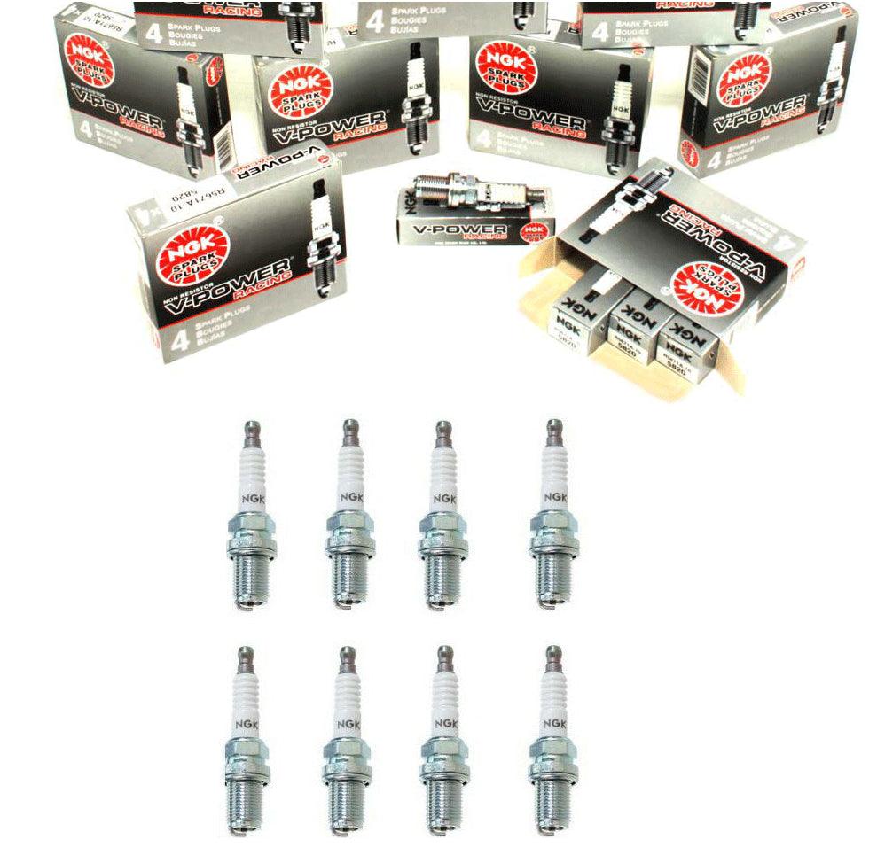 NGK R5671A-8 4554 RACING SPARK PLUGS TURBO NITROUS SUPERCHARGED HIGH COMP QTY 8