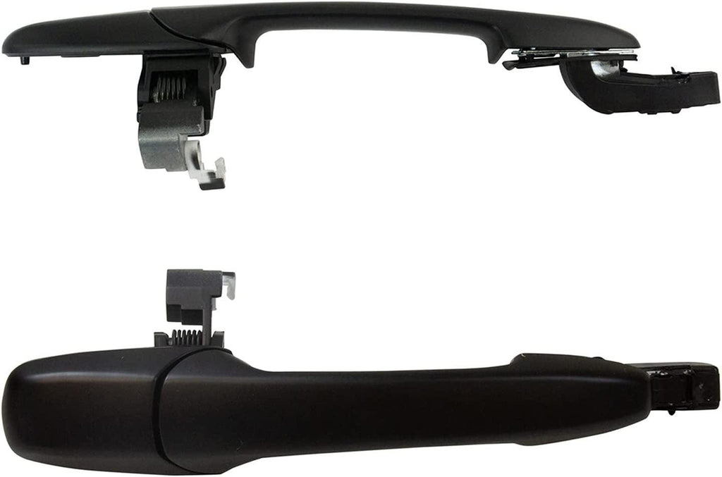 Rear Exterior outside Sliding Door Handle Black PTM Pair for Mazda 5