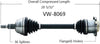 VW-8069 CV Axle Shaft