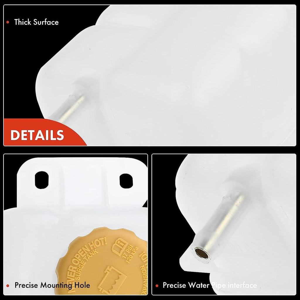 A-Premium Engine Coolant Overflow Recovery Reservoir Tank [With Cap] Compatible with Chevy Aveo Aveo5 2007-2011 & Pontiac G3 2009-2010, [1.6L], Replace# 96930818, 96815542