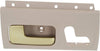 for Lincoln Town Car Interior Door Handle Front, Driver Side Beige Bezel with Chrome/Gold Lever (2003-2011) | Trim:All Submodels