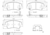 Front Disc Brake Pad Set for Forte, Forte5, Elantra GT, Elantra+More (P30073N)
