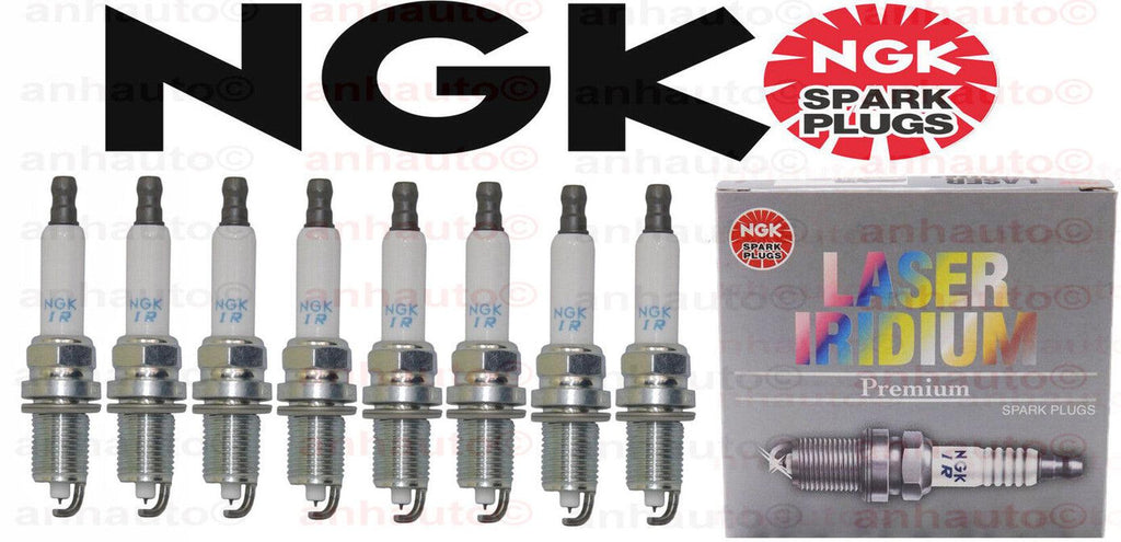 Set of 8 Spark Plug NGK 12122158252 for BMW E53 E60 E63 E64 E65 E66