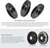 R1 Concepts Front Brakes and Rotors Kit |Front Brake Pads| Brake Rotors and Pads| Semi Metallic Brake Pads and Rotors |Hardware Kit |Fits 2008-2019 Pontiac Vibe, Scion Xd, Toyota Corolla, Matrix
