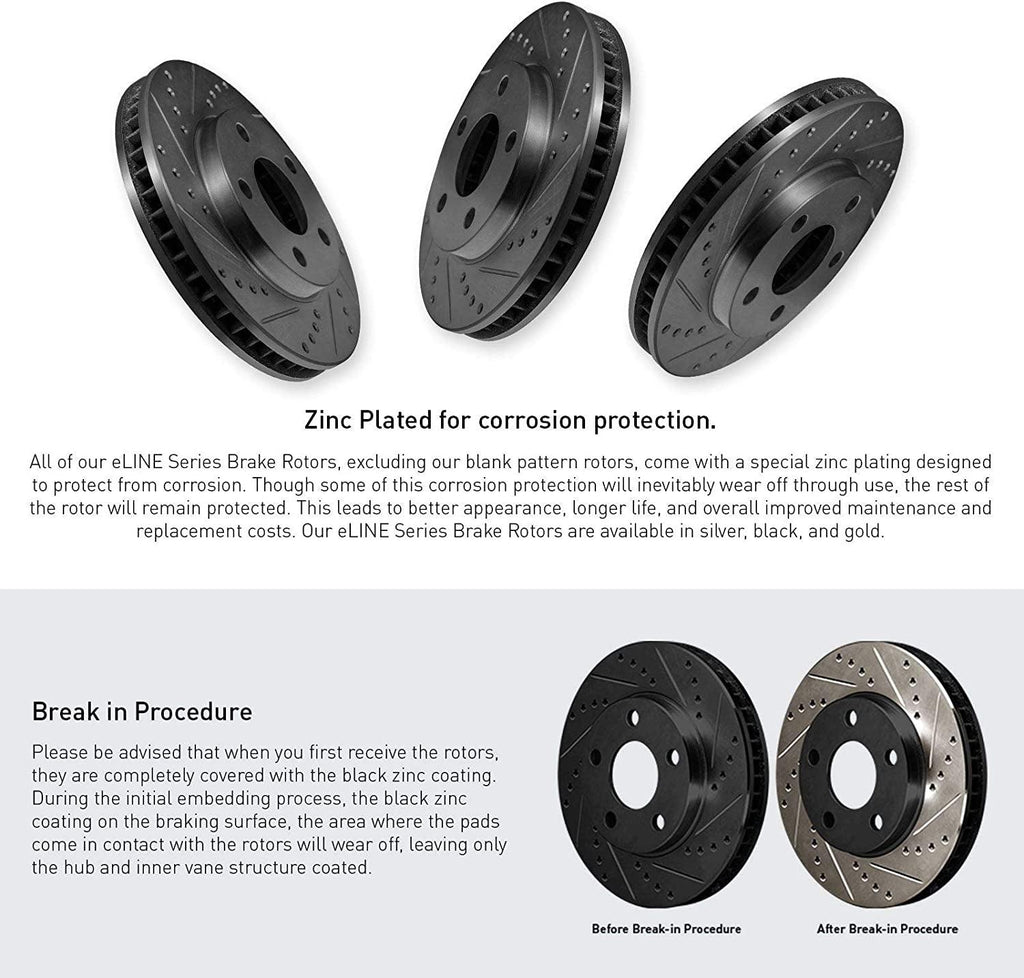 R1 Concepts Front Brakes and Rotors Kit |Front Brake Pads| Brake Rotors and Pads| Semi Metallic Brake Pads and Rotors |Hardware Kit |Fits 2008-2019 Pontiac Vibe, Scion Xd, Toyota Corolla, Matrix
