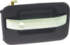 Front and Rear Exterior Door Handle Set of 4 Compatible with 2004-2014 Ford F-150 and 2006-2008 Lincoln Mark LT Chrome Lever with Textured Black Bezel Driver and Passenger Side