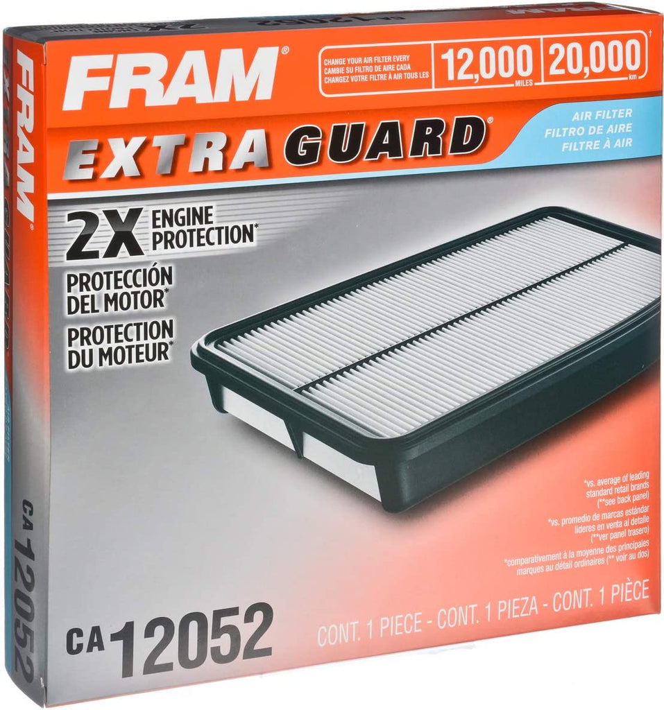 Extra Guard Engine Air Filter Replacement, Easy Install W/ Advanced Engine Protection and Optimal Performance, CA12052 for Select Honda Vehicles