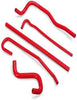 MMHOSE-VET-97ANCRD Ancillary Hose Kit Compatible with Chevrolet C5 Corvette Z06 1997-2004 Red
