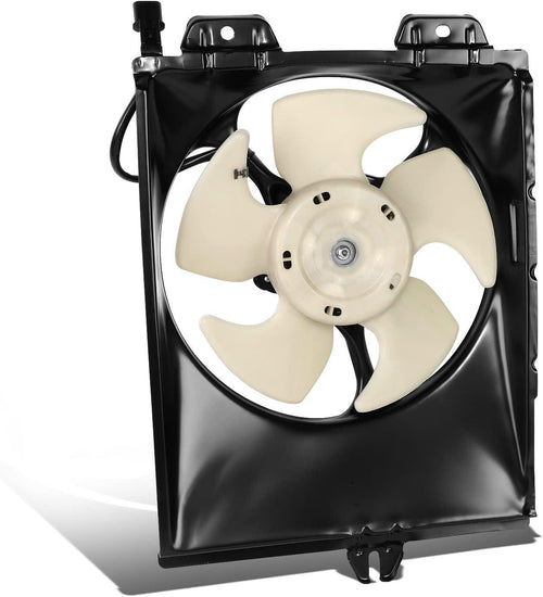 OEM-RF-0844 Factory Style A/C Condenser Fan Assembly Compatible with 1997-2002 Mitsubishi Mirage