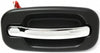 for Chevy Suburban 1500 Exterior Door Handle Front Passenger Side Smooth Black Bezel with Chrome Lever 2000-2006 | Trim:All Submodels | GM1311153 | 15182419