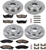 KOE2443 Autospecialty Front and Rear Replacement Brake Kit-Oe Brake Rotors & Ceramic Brake Pads