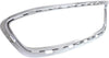 Evan-Fischer Grille Molding Compatible with Ford Fiesta 11-13 Front Bumper Hatchback/(Sedan Se/Sel/Titanium Models) CAPA