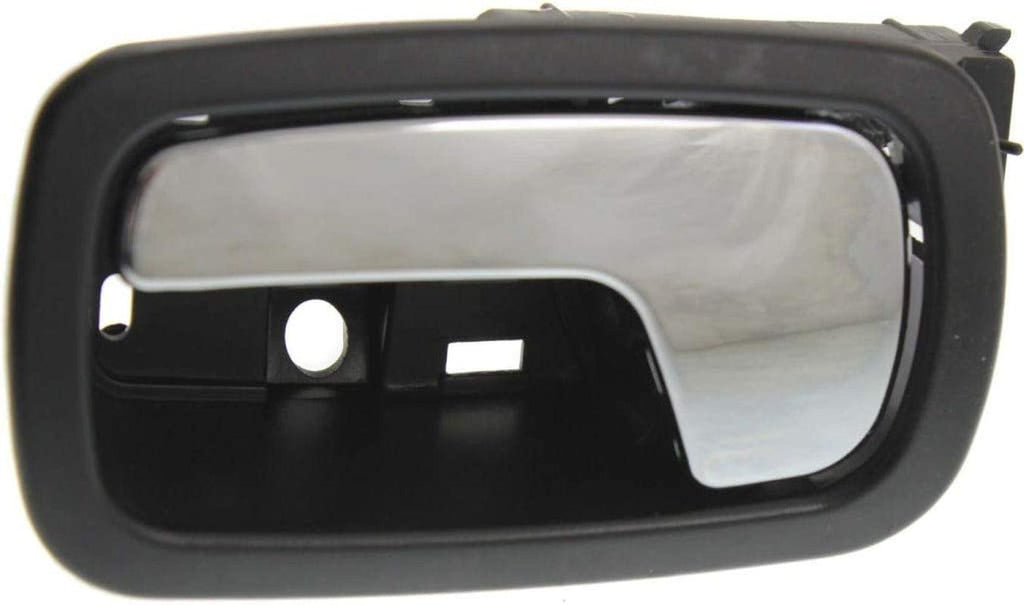 for Chevy Cobalt Interior Door Handle Front Driver Side Black Bezel with Chrome Lever 2005-2010 | Trim:All Submodels | GM1352166 | 22722755