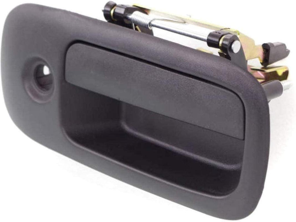 For Chevy Express 2500 Exterior Door Handle Rear Passenger Side - Side Hinged Door Textured Black 2010-2017 | with Key Hole | Trim: Base/Ls/Lt | GM1521152 | 23473841