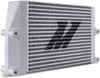 MMOC-SSO-10SL Universal Heavy-Duty Bar-And-Plate Oil Cooler, 10" Core, Same-Side Outlets, Silver