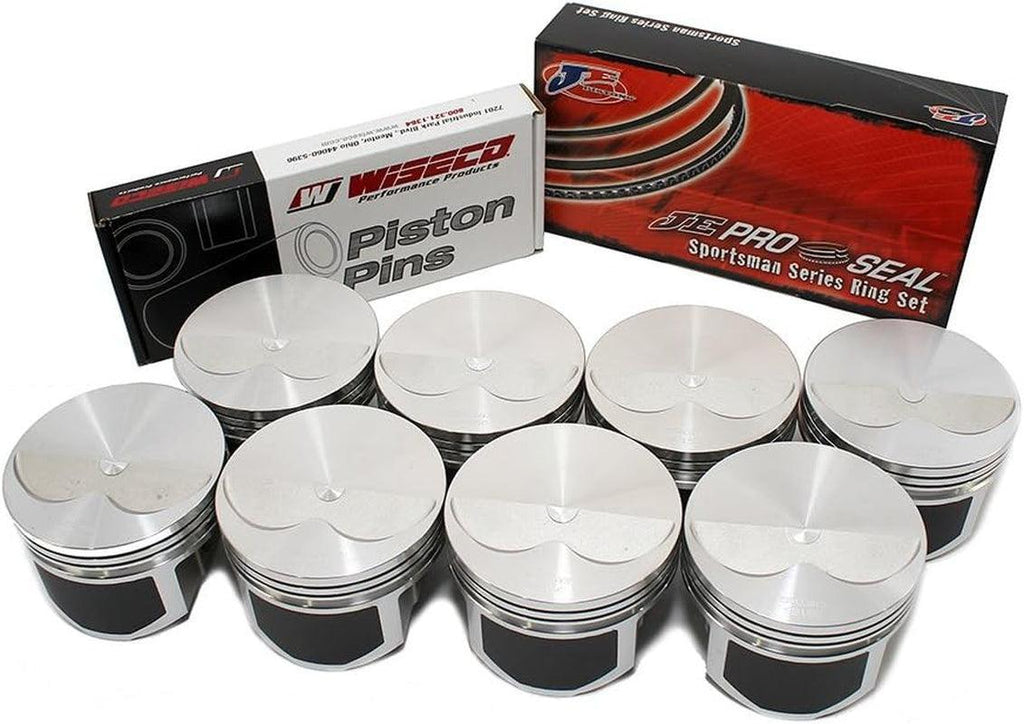 PTS503A6 Pro Tru Pistons Small Block Chevy 350 2V Flat Top .60 over Bore