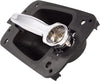 Front Exterior Door Handle Chrome & Black RH Right Passenger Side Compatible with 2008-2011 International Prostar
