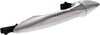 Rear, Driver and Passenger Side Exterior Door Handle Set of 2 Compatible with 2011-2016 Hyundai Elantra