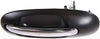 Exterior Rear Door Handle Compatible with Chrysler Town and Country 1996-2000 LH Side Sliding Door Chrome Lever+Smooth Black Housing