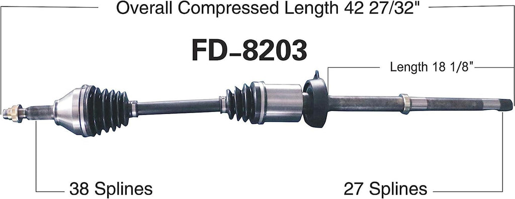 FD-8203 CV Axle