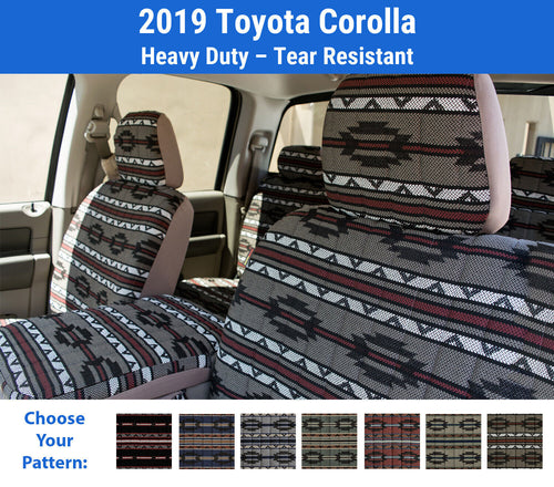 Southwest Sierra Seat Covers for 2019 Toyota Corolla
