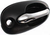 for Kia Sedona Exterior Door Handle Front, Passenger Side Primed Bezel with Chrome Lever (2002-2005) | with Key Hole | Trim: EX | KI1311102 | 0K53A58410AXX