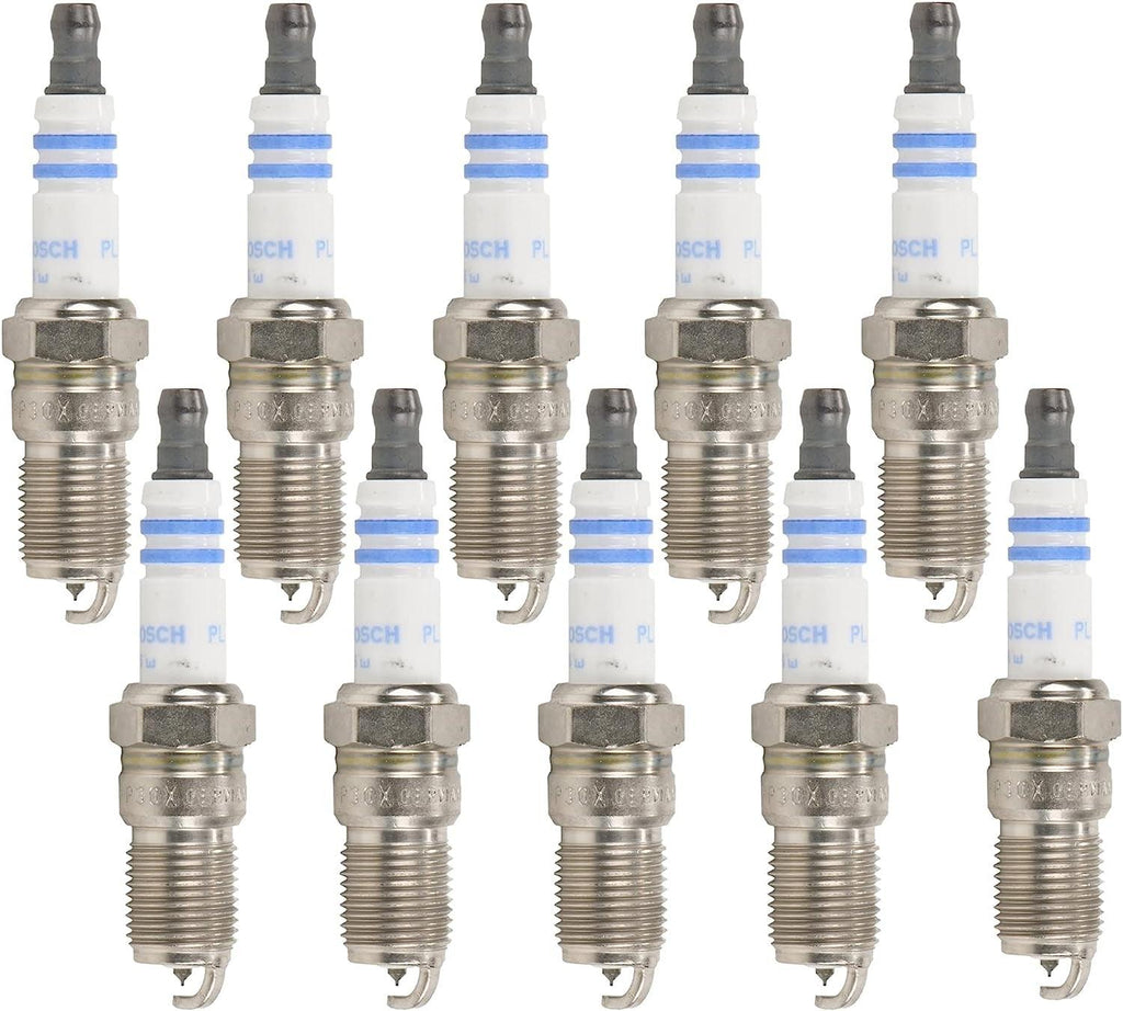 Premium Platinum Set of 10 Pregapped Spark Plugs for Dodge Ram 2500 Ram 3500 V10