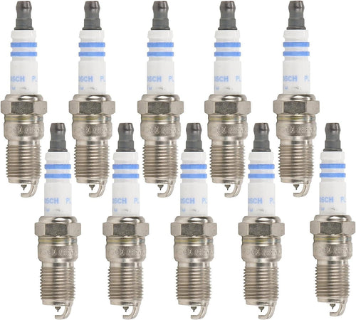 Premium Platinum Set of 10 Pregapped Spark Plugs for Dodge Ram 2500 Ram 3500 V10