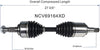 NCV69164XD XD Series CV Axle Shaft Assembly for Extreme Weather Environments - Left or Right Front (Driver or Passenger Side), Gray