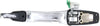 Front Exterior Door Handle Compatible with 2008-2019 Dodge Grand Caravan and 2008-2016 Chrysler Town & Country All Chrome (=REAR RH), Set of 2, Driver and Passenger Side