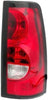 for Chevy Silverado Tail Light Unit 2004 05 06 2007 Fleetside / 1500/2500 Series (3500 Single R/Wheel) Dark Trim Passenger Side for GM2801174 | 19169005