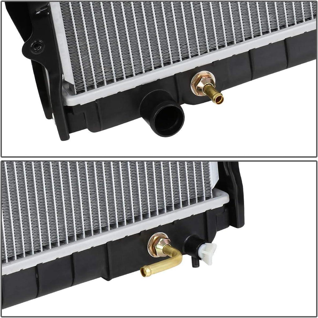 OEM-RA-1778 1-Row OE Style Aluminum Core Radiator Compatible with 95-04 Tacoma AT, 25-1/2" W X 18-11/16" H X 5/8" D, 1-5/16" Inlet, 1-5/16" Outlet