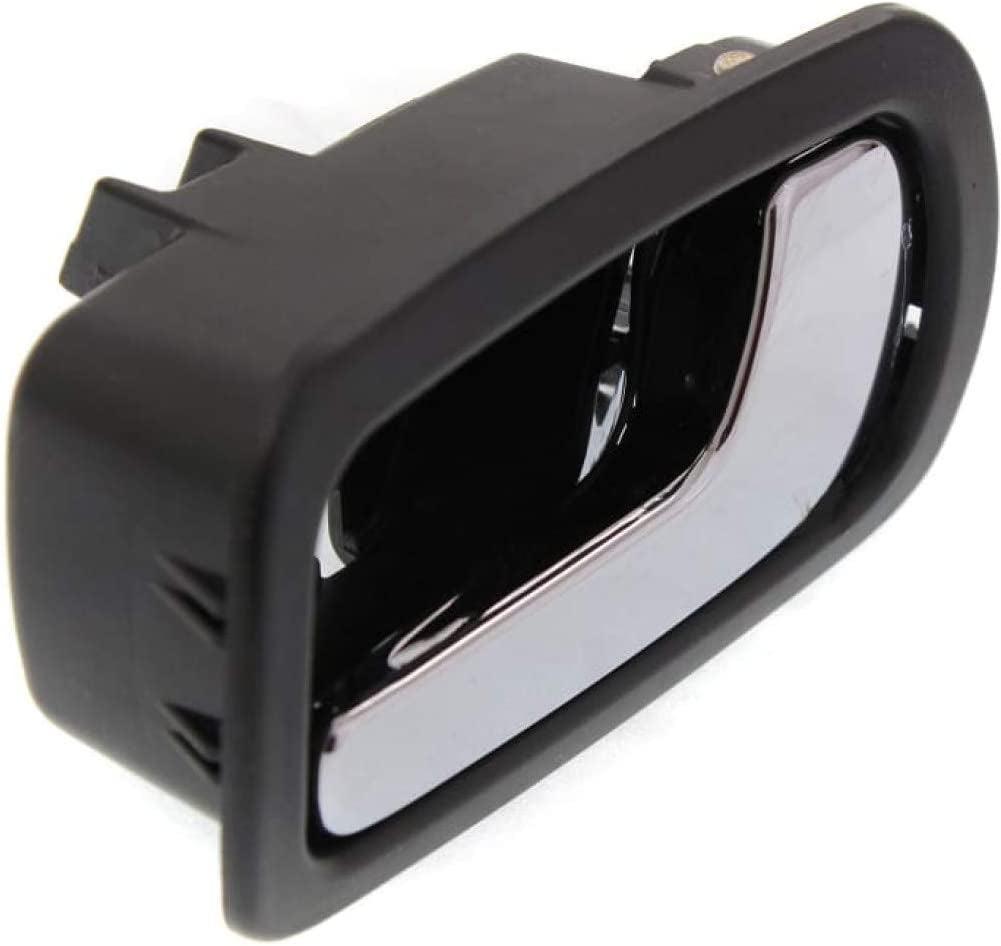 for Chevy Cobalt Interior Door Handle Front Passenger Side Black Bezel with Chrome Lever 2005-2010 | Trim:All Submodels | GM1353166 | 22722754