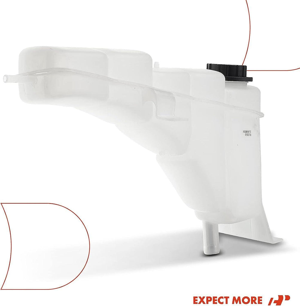 A-Premium Engine Coolant Recovery Overflow Reservoir Tank with Cap Compatible with Ford Excursion 2000-2005 & F-250 F-350 F-450 Super Duty 1999-2004, Replace for 2C3Z8A080AA, 6C358A080AC, 3C348A080B