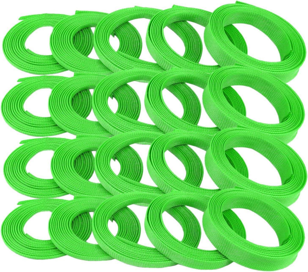 Keep It Clean  Wire Loom, 3/8" Tube, 200' Length, Green