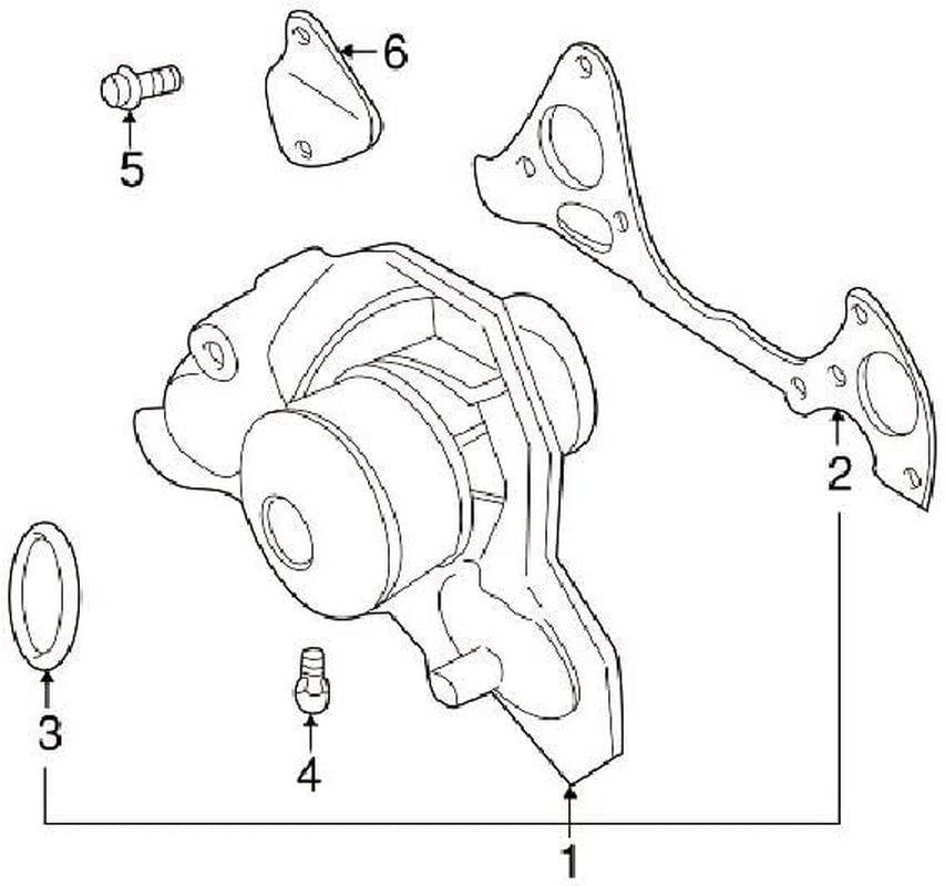 1300 A011, Engine Water Pump