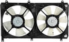 OEM-RF-0221 Factory Style Radiator Cooling Fan Assembly Cooling Efficiency Improved Direct Replacement [Compatible with 2004-2012 Galant],Black