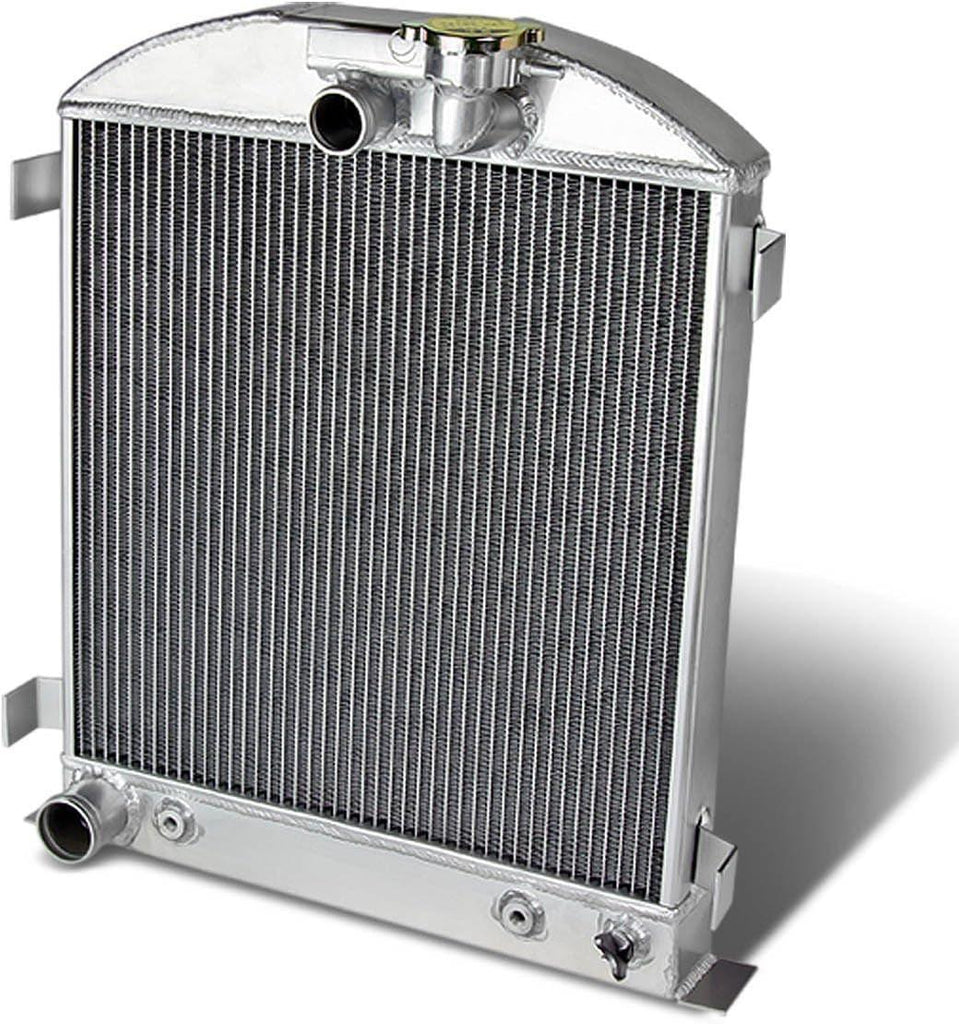 RA-CHOPPED-FORD-3 3-Row Full Aluminum Radiator Compatible with 1932 Ford Chopped Model B/BB 18