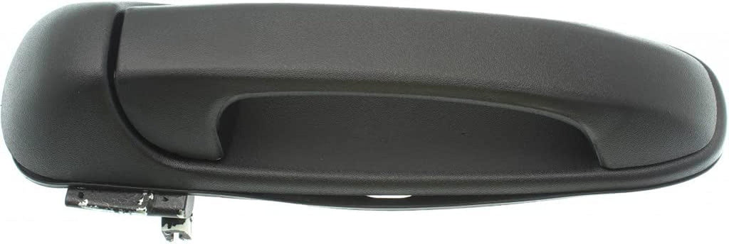Compatible with Dodge Ram 1500 Exterior Door Handle 2002-2008 Driver Side Rear, Textured Black | Trim: All Submodels | CH1520109 | 55275685AB