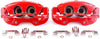 Rear S4764 Pair of High-Temp Red Powder Coated Calipers