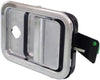 for Freightliner Columbia Exterior Door Handle Front, Driver Side Chrome (2000-2011) | with Key Hole| Trim: Base/120