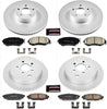CRK6083 Coated Brake Rotor & Ceramic Brake Pads- Front & Rear
