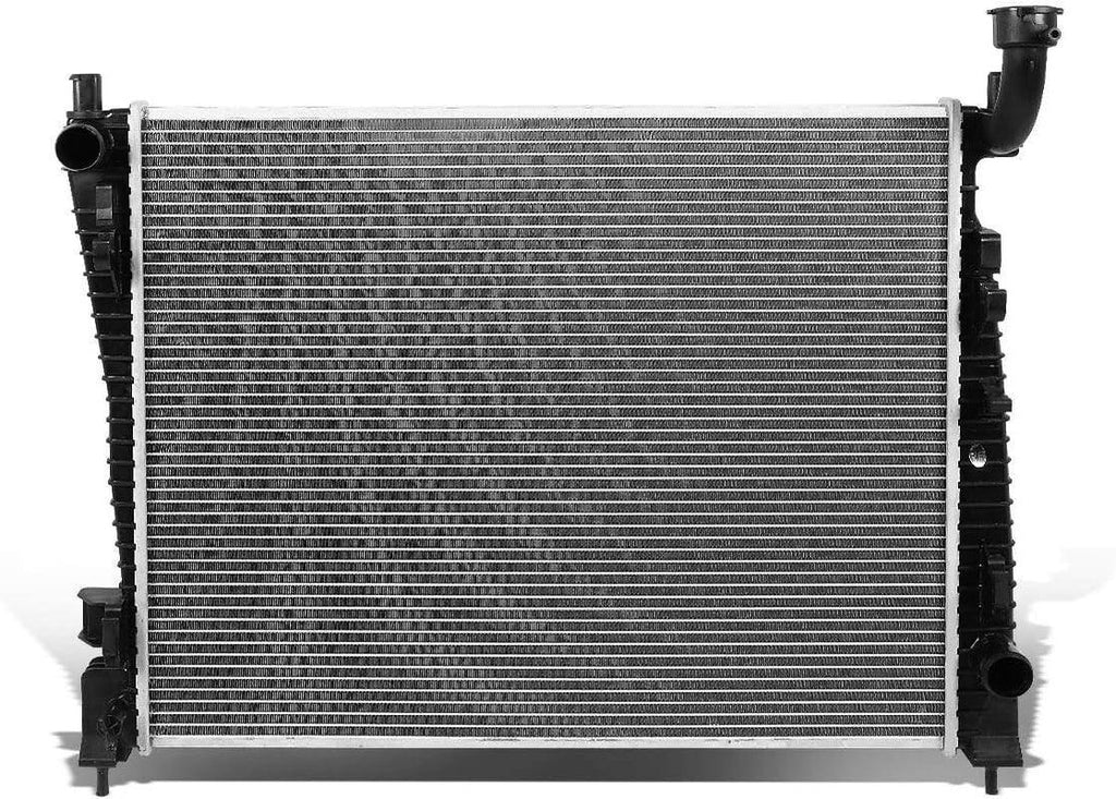 OEM-RA-13200 1-Row OE Style Aluminum Cooling Radiator Compatible with 11-18 Durango/Grand Cherokee AT, 25-1/16" W X 20-9/16" H X 1" D, 1-1/2" Inlet, 1-1/2" Outlet
